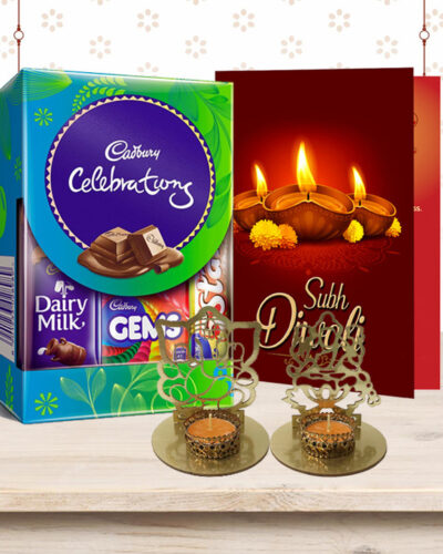 Midiron Cadbury Chocolate Gift for Diwali Festival | Diwali Gift Hamper Paper Gift Box (Multicolor)