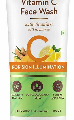 Mamaearth Vitamin C for Skin Glow & Illumination With Turmeric Face Wash (100 ml)