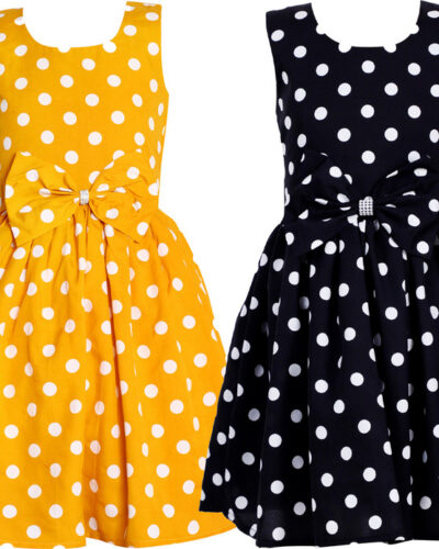 Girls Midi/Knee Length Casual Dress (Multicolor, Sleeveless)