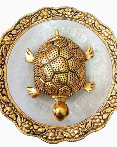 Rajasthan handicraft center Religious Idols of Statue For Home Décor Idols statue in Religious Idols Decorative Showpiece - 2 cm (Metal, Gold)