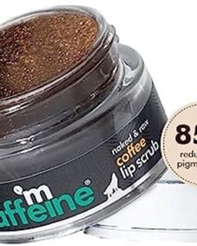 mCaffeine Coffee & Sugar Lip Scrub for Chapped Lips|Women & Men|85% Reduction in Dark Lips Scrub (12 g)