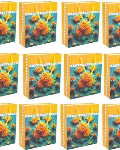 Nippy Printed Party Bag (Multicolor, Pack of 12)