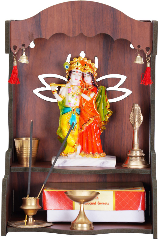 King Decore smart temple modern temple light Engineered Wood Home Temple (Height: 30, DIY(Do-It-Yourself))