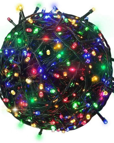 swift international 200 LEDs 2000 inch Multicolor Steady, Flickering, Color Changing Ball Rice Lights (Pack of 1)