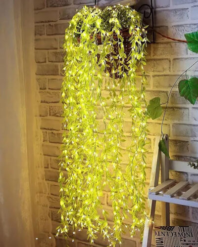 MZ 200 LEDs 3 m Transparent Flickering Leaf Rice Lights (Pack of 1)
