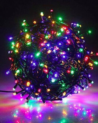 DLight 200 LEDs 44.98 m Multicolor Color Changing, Flickering, Steady String Rice Lights (Pack of 1)