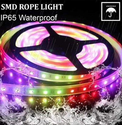 v enterprise gwalior 200 LEDs 3 m Multicolor Color Changing, Flickering, Steady Strip Rice Lights (Pack of 1)