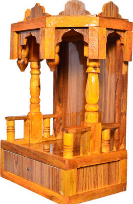 Nivistar Enterprises. Solid Wood Home Temple (Height: 45, Pre-assembled)