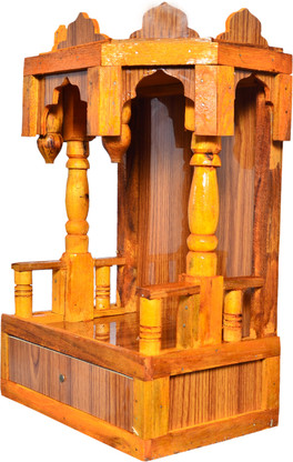 Nivistar Enterprises. Solid Wood Home Temple (Height: 45, Pre-assembled)