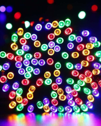Home Delight 80 LEDs 15.98 m Multicolor Flickering String Rice Lights (Pack of 1)