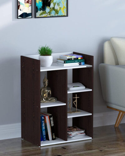 REDWUD Skyla Engineered Wood Side Table (Finish Color - Wenge/White, DIY(Do-It-Yourself))