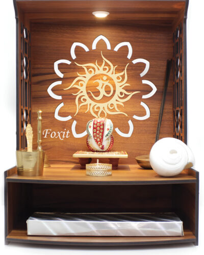 HOODWIN Engineered Wood Home Temple (Height: 15.5, Pre-assembled)