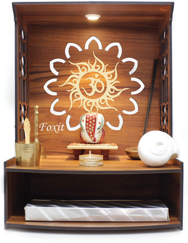 HOODWIN Engineered Wood Home Temple (Height: 15.5, Pre-assembled)