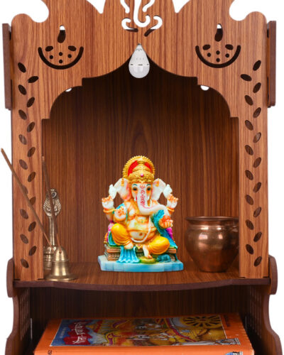 JrWall ART Home Temple Engineered Wood Home Temple (Height: 34, DIY(Do-It-Yourself))