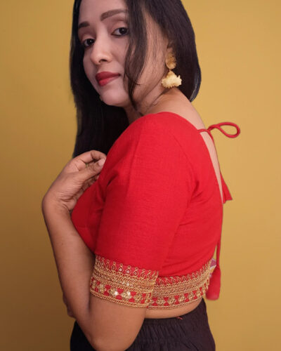 Round Neck Women Blouse