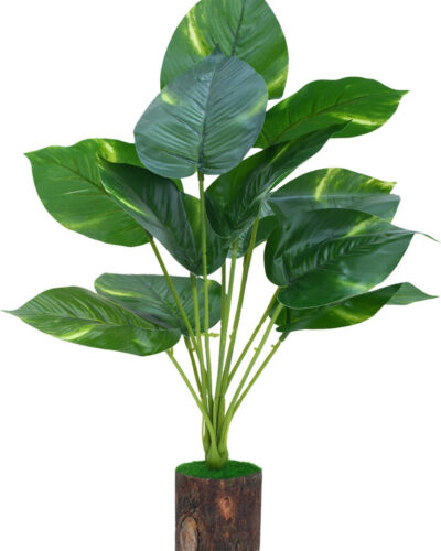 Yash Enterprises Bonsai Artificial Plant with Pot (30 cm, Green)
