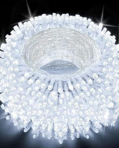 KINIS 150 LEDs 30 m White Steady String Rice Lights (Pack of 1)