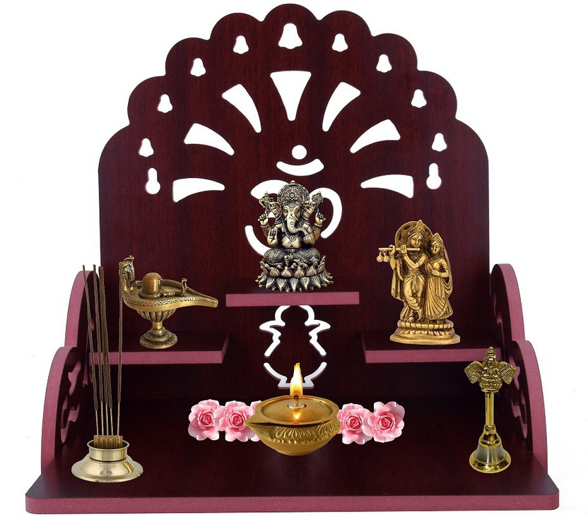 HIOLTY INTERNATIONAL Art and Craft Wooden Temple Beautiful Plywood Mandir Pooja Room Home Decor Office OR Home Temple (Red)Temple Wooden Beautiful Plywood Mandir Pooja Room Home Decor Office OR Home Temple Wall Hanging Product Engineered Wood Home TempleWooden Singhasan Temple for God, Laddu Gopal Sinhasan for Pooja Mandir, Singhasan for Diwali, Durga Pooja, Navratri, Ganesh Chaturthi Engineered Wood Home Temple (Height: 28, DIY(Do-It-Yourself))