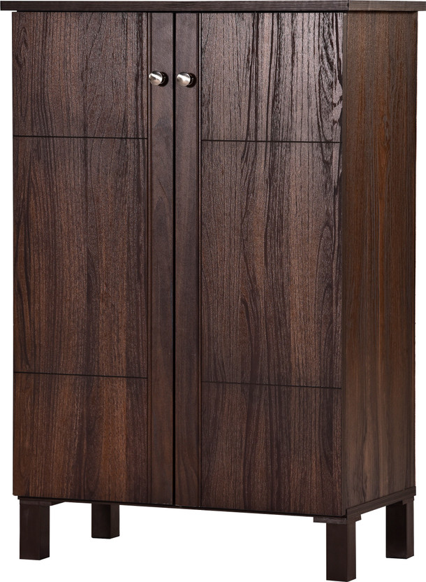 DeckUp Alvo 2-Door Walnut Engineered Wood Shoe Rack (Walnut, 4 Shelves, DIY(Do-It-Yourself)) - Image 7