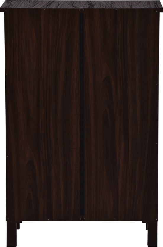 DeckUp Alvo 2-Door Walnut Engineered Wood Shoe Rack (Walnut, 4 Shelves, DIY(Do-It-Yourself)) - Image 5