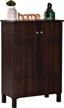 DeckUp Alvo 2-Door Walnut Engineered Wood Shoe Rack (Walnut, 4 Shelves, DIY(Do-It-Yourself)) - Image 9