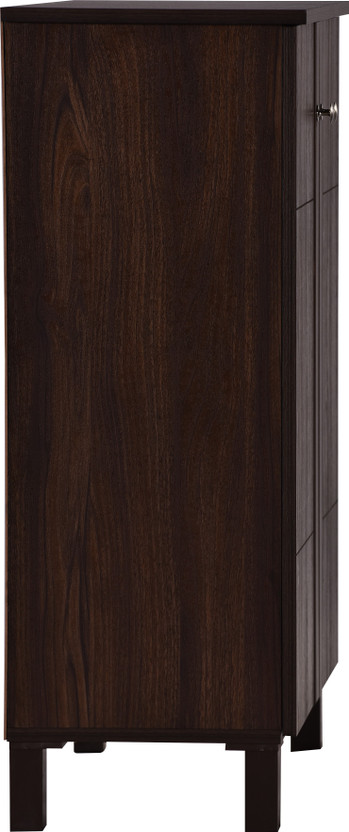 DeckUp Alvo 2-Door Walnut Engineered Wood Shoe Rack (Walnut, 4 Shelves, DIY(Do-It-Yourself)) - Image 6