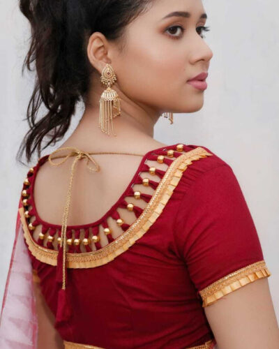 Round Neck Women Blouse