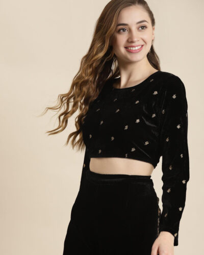 Boat Neck Women Blouse