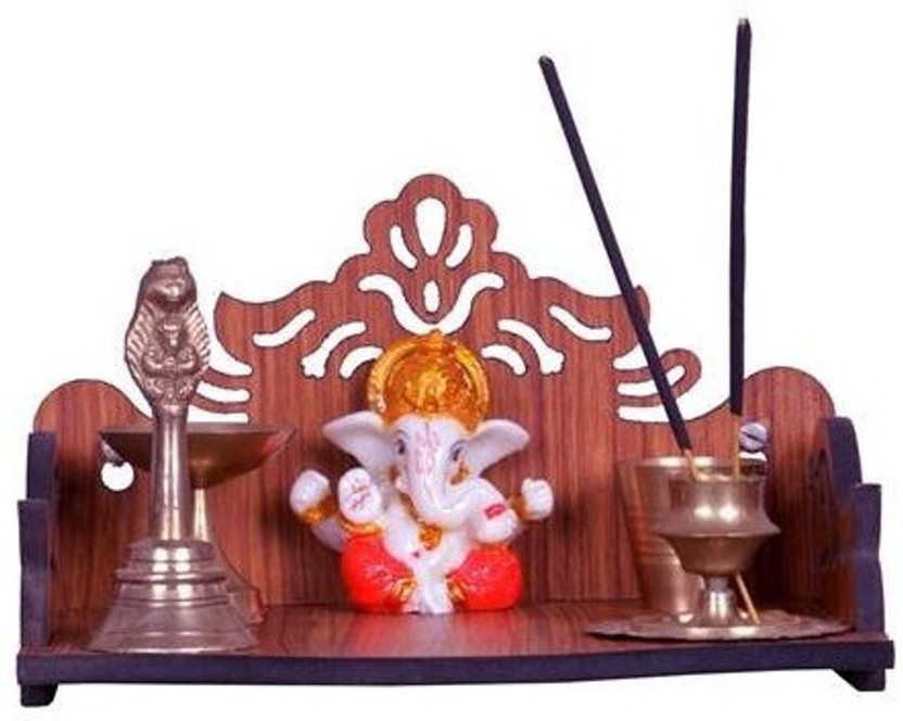 King Decore god stage temple , stage temple small temple,modren temple Engineered Wood Home Temple (Height: 16, DIY(Do-It-Yourself))