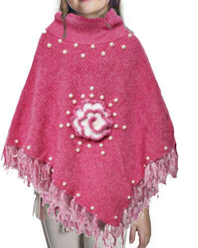 Wool Blend Poncho