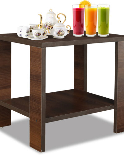sbf furniture Engineered Wood Side Table (Finish Color - Brown, DIY(Do-It-Yourself))