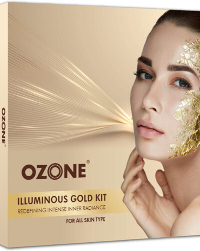 OZONE Illuminous Gold Facial Kit for Glowing Skin (60 g)