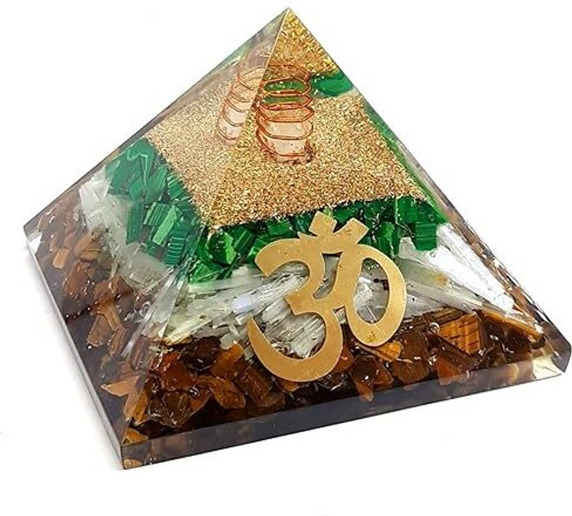 Swasstik Crystal Products Decorative Showpiece - 7 cm (Crystal, Brown, White, Dark Green, Gold)