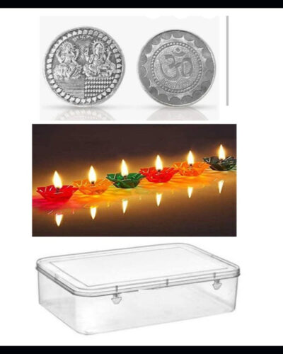 Cadbury Gift Box-2Coin 6Diya-N25 Plastic Gift Box (Multicolor)