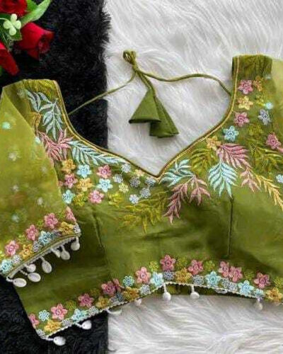 Round Neck Women Blouse