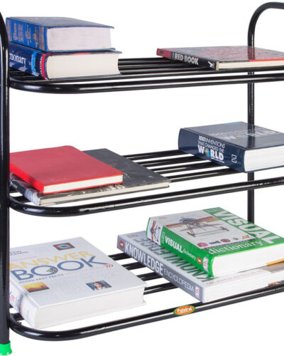 Flipkart Perfect Homes Studio Metal Open Book Shelf (Finish Color - Black, DIY(Do-It-Yourself))