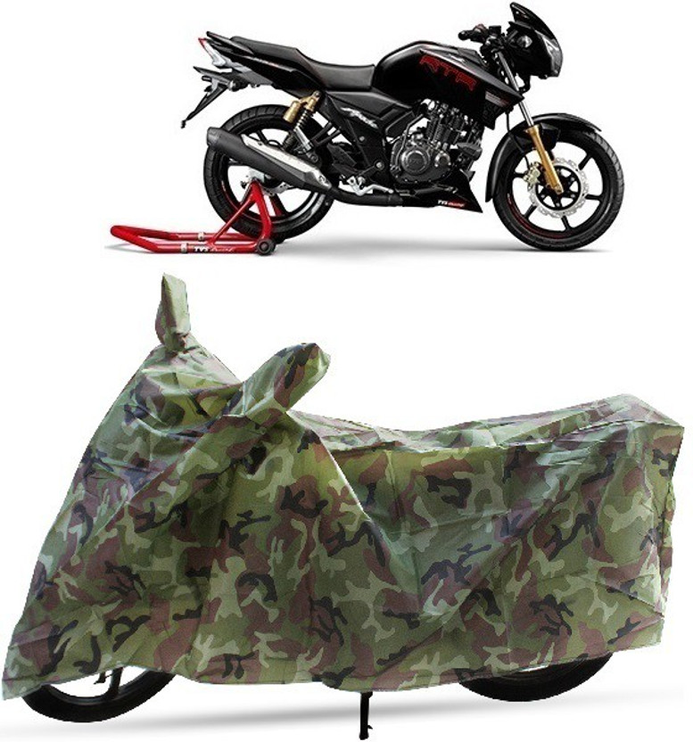 DgTrendz Two Wheeler Cover for TVS (Apache RTR 180, Multicolor)