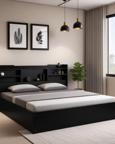 Trevi Bolton 2.0 Engineered Wood King Box Bed (Finish Color - Wenge, Delivery Condition - Knock Down)