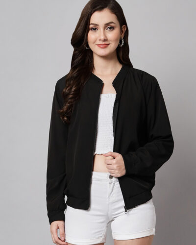 Women Solid Casual Jacket