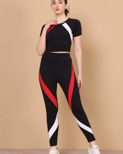 Striped Women Track Suit