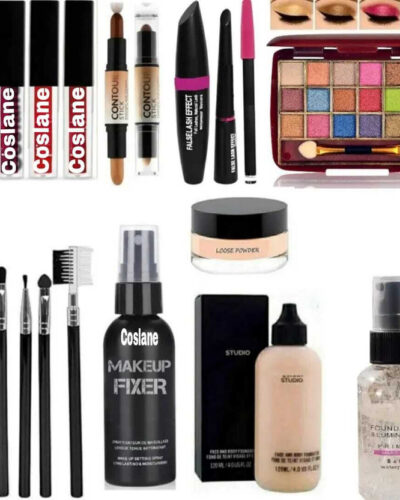 coslane Makeup Kit Combo Full Set With All Products For Girls & Women (set of 9)