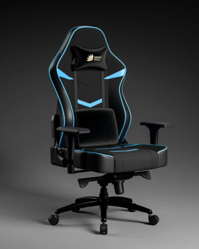 GREEN SOUL Monster Ult. (T) Multi-Functional Ergonomic |Gaming & WFH|Supreme Comfort Gaming Chair (Black, Blue)