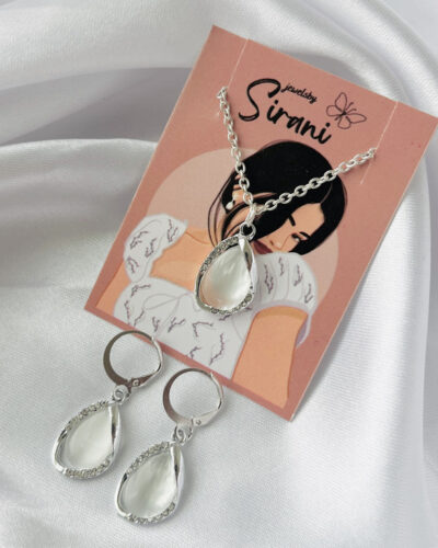 Alloy Silver Silver Jewel Set (Pack of 1)