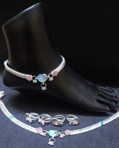 Alloy Silver Jewel Set (Pack of 1)