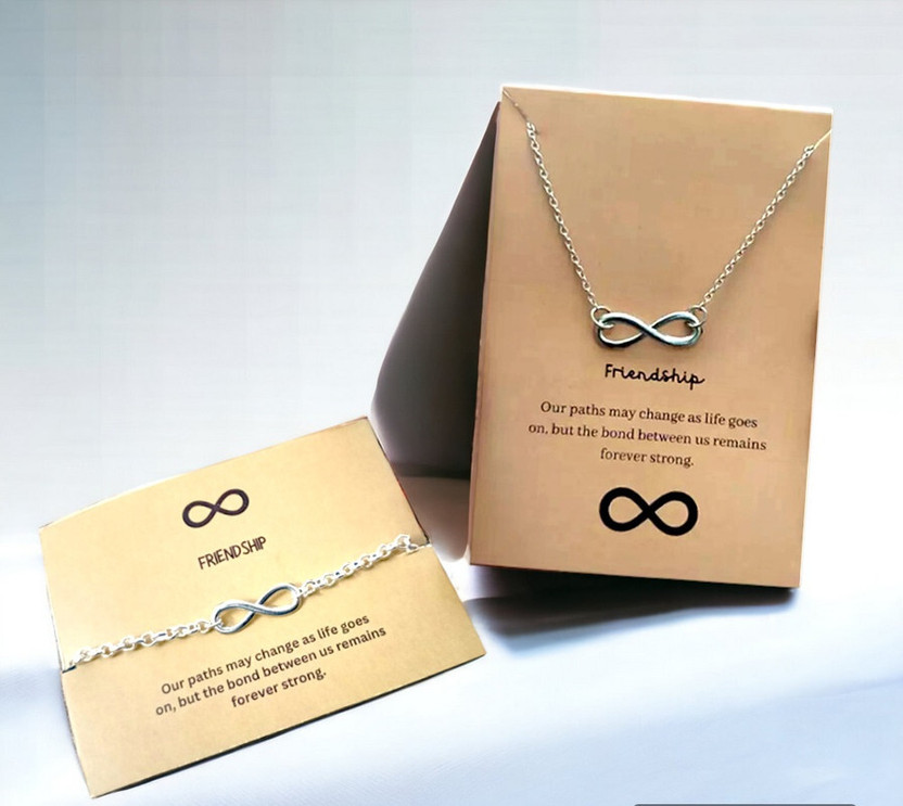 Alloy Silver Silver Jewel Set (Pack of 2)