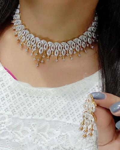 Alloy Silver Jewel Set (Pack of 1)