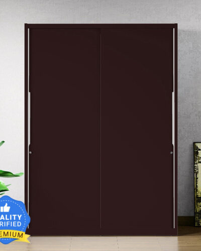 Godrej Interio Slide N Store Pro Plus Sliding Door Metal Almirah (Finish Color - Tex Shellwine Red, Knock Down)