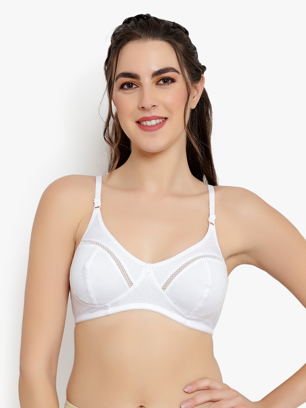 Women Full Coverage Non Padded Bra (White)