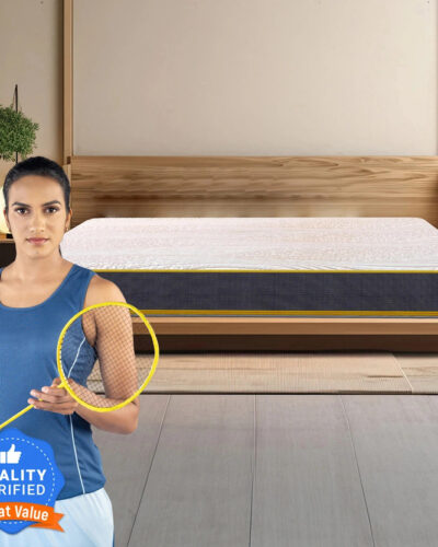 Centuary Mattresses Dual-Hard & Soft Sleepables 6 inch Single High Resilience (HR) Foam Mattress (L x W: 72 inch x 36 inch)