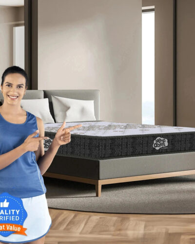 Centuary Mattresses Sleepables Ortho Pocketed Zero Partner Disturbance Plush Quilted 8 inch King Pocket Spring Mattress (L x W: 78 inch x 72 inch)